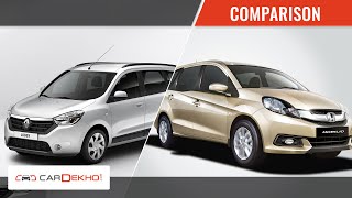ರೆನಾಲ್ಟ್ ಲಾಡ್ಗಿ ವಿಎಸ್ ಹೋಂಡಾ ಮೊಬಿಲಿಯೊ | comparison ವಿಮರ್ಶೆ | ಕಾರ್ಡೆಖೋ.ಕಾಮ್ - ವೀಡಿಯೋಸ್