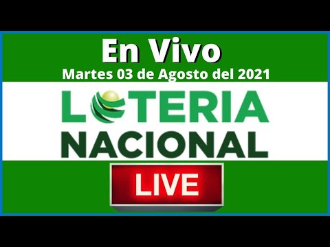 Lotería Nacional noche en vivo Martes 03 de Agosto del 2021 #todaslasloteriasdominicanas