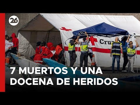 ESPAÑA | 7 muertos y una docena de heridos en un barco de migrantes