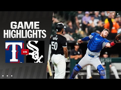 Rangers vs. White Sox Game 2 Highlights (8/28/24) | MLB Highlights