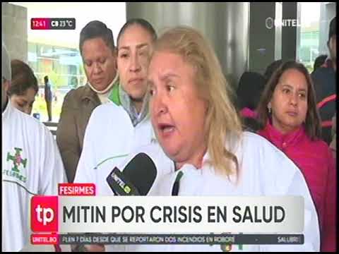 26062024 RUTH AGUILERA MITIN POR CRISIS EN SALUD UNITEL