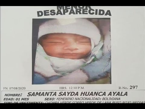 Policía extrema esfuerzos para encontrar a la bebé Samanta