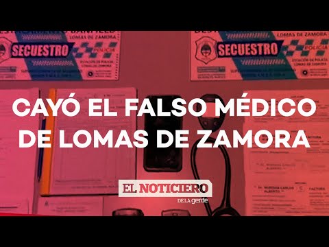 SE HACÍA PASAR POR MÉDICO Y ATENDÍA CHICOS EN LOMAS DE ZAMORA - #ElNotiDelaGente