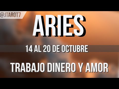 ARIES HORÓSCOPO SEMANAL 14 AL 20 DE OCTUBRE 2024