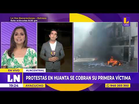 Protestas en Huanta cobran su primera víctima