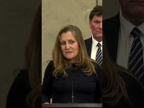 Freeland on Trump's proposed tariffs