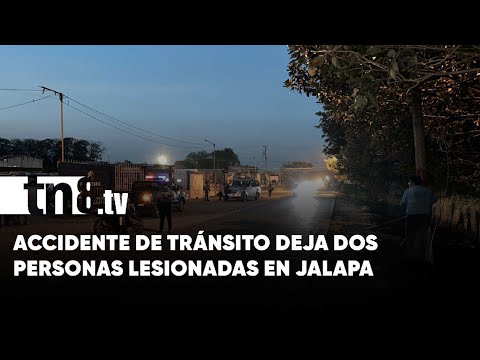 Conductor provoca accidente vial y se da a la fuga en Jalapa - Nicaragua