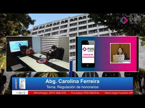 Estuvimos en comunicación con la Abg. Carolina Ferreira - Regulación de honorarios