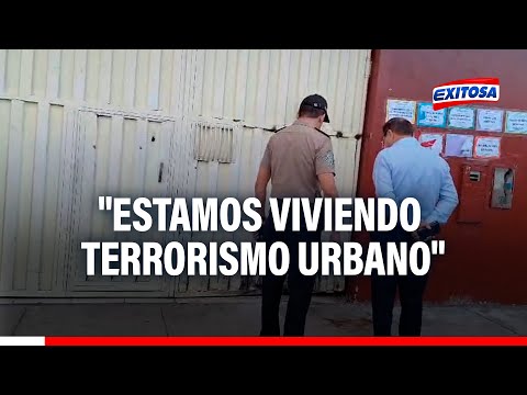 Alcalde de Los Olivos califica de terrorismo urbano la detonación de un explosivo en colegio