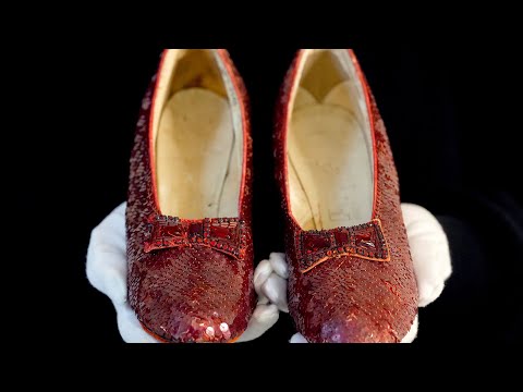 Iconic ruby slippers worn by Judy Garland in the 'Wizard of Oz' snatch US$28M at auction