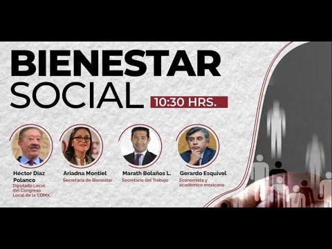 Proyecto de nación 2024 Bienestar social Ariadna Montiel Reyes, Marath Bolaños y Gerardo Esquivel