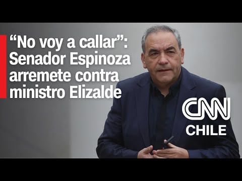 Espinoza arremete contra Elizalde y acusa al Gobierno de persecución tras denunciar Caso Convenios