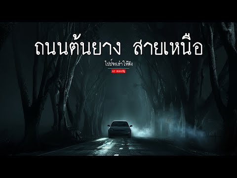 ถนนต้นยางบนเส้นทางสายเหนือ|