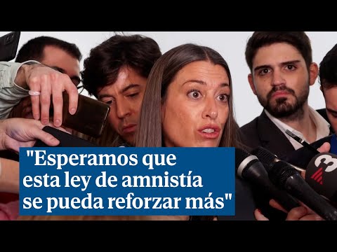 Miriam Nogueras: Esperamos que esta ley de amnistía se pueda reforzar más
