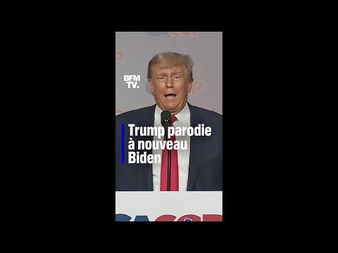 Où suis-je?: Donald Trump se moque de Joe Biden sur scène