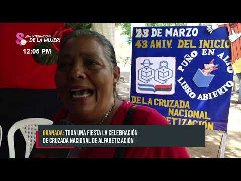Celebran 43 aniversario de la Gran Cruzada Nacional de Alfabetización en Nandaime - Nicaragua