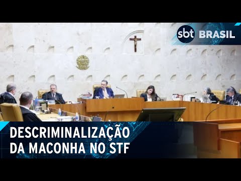 STF decide descriminalizar porte de maconha para consumo próprio | SBT Brasil (25/06/24)