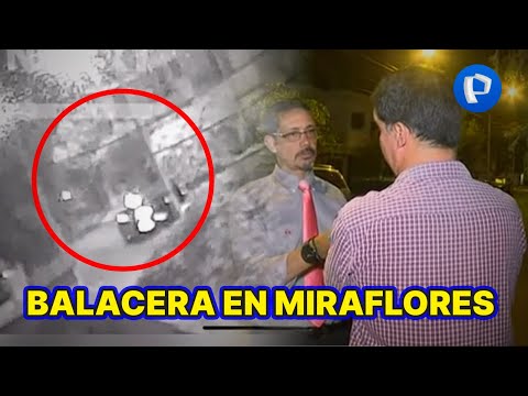 Miraflores: reportan tiroteo en la calle Enrique del Campo
