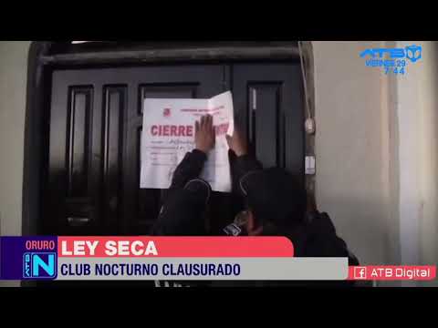 Clausuran club nocturno por violar ley seca en Oruro durante Semana Santa