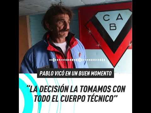 Pablo Vicó: La decisión la tomamos con todo el cuerpo técnico #radiolared  #futbolargentino