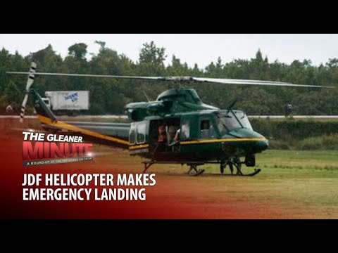 THE GLEANER MINUTE: Helicopter emergency landing | Four shot, one dies | Mocha Fest charges