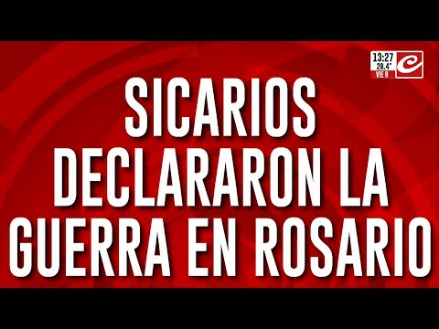 Sicarios declararon la guerra en Rosario