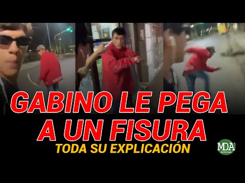 TODA la SECUENCIA de GABINO SILVA PEGÁNDOLE a un HOMBRE que ¿LO QUERÍA ROBAR *SU EXPLICACIÓN*