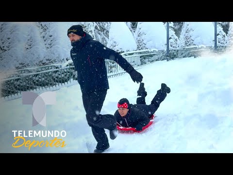Héctor Herrera disfruta de la histórica nevada | Telemundo Deportes