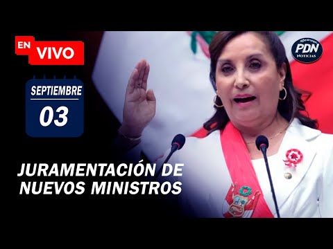 Juramentación de nuevos ministros de Dina Boluarte | En vivo | Mensaje a la nación