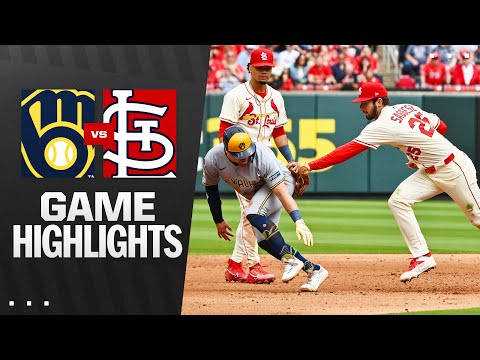 Brewers vs. Cardinals Game Highlights (4/26/25) | MLB Highlights