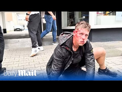Football hooliganism makes shameful return to the Euros as English fans clash with Serbians