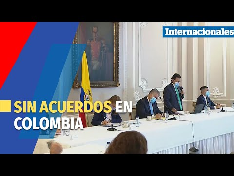 Reunión del presidente de Colombia, Iván Duque, con el Comité Nacional de Paro termina sin acuerdos