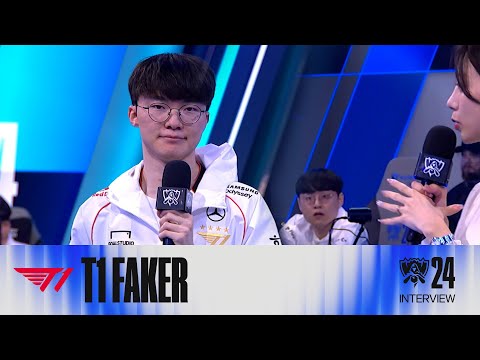 T1 Faker 인터뷰 | 10.04 | 2024 월드 챔피언십