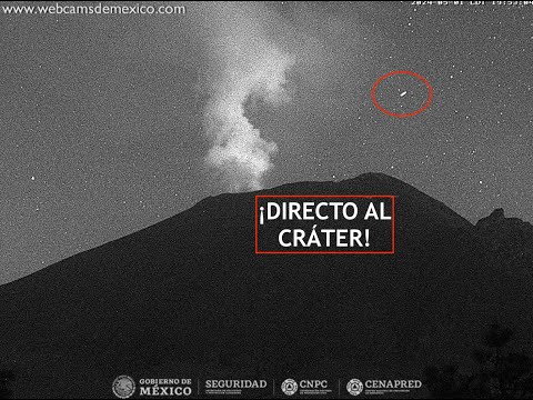 #POPOCATÉPETL | ¿Qué entró al cráter? El #Volcán #EnVivo