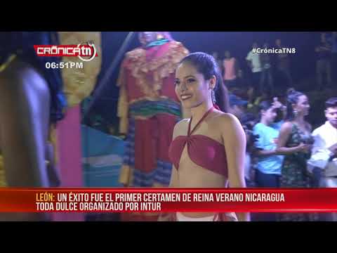 Realizan en León certamen de Reina de Verano Nicaragua