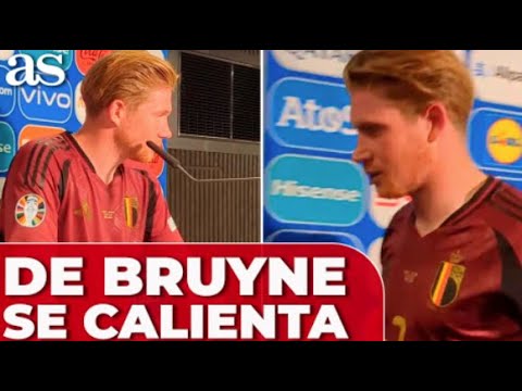 De Bruyne EXPLOTA e INSULTA a un PERIODISTA tras el FRANCIA 1 - BÉLGICA 0 de la EURO