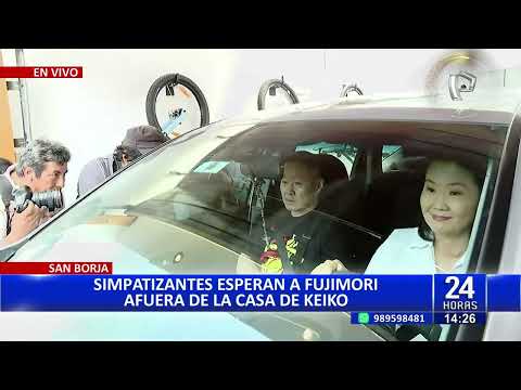 Keiko y Kenji Fujimori se dirigen al penal de Barbadillo