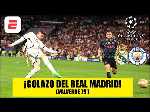 GOLAZO. Valverde, de VOLEA anota el TERCERO del Real Madrid vs Manchester City | Champions League