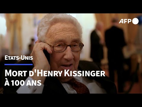 Henry Kissinger, géant controversé de la diplomatie américaine, est mort | AFP