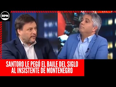 Santoro le pegó EL BAILE DEL SIGLO al INSISTENTE de Maxi Montenegro: Tenes un OBSESIÓN con CFK