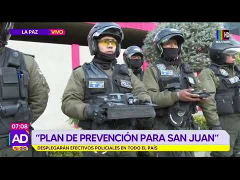 Plan de prevención para San Juan: Bomberos y policía listos para realizar controles