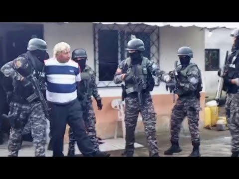 Ecuador captura a líder criminal que se fugó de cárcel durante arremetida narco | AFP