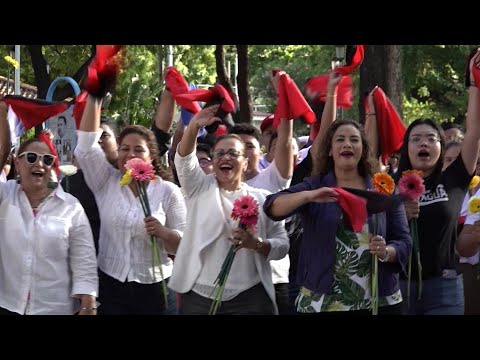 Juventud celebra 17 años de gobierno sandinista