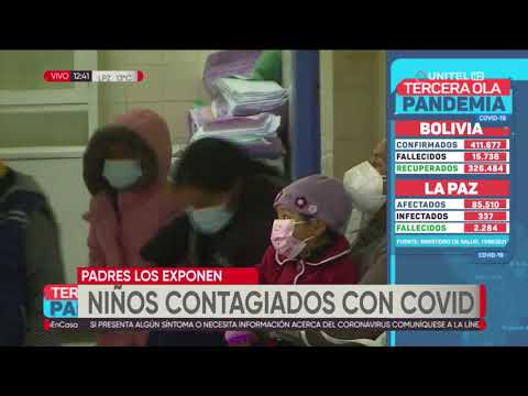 La Paz: el 90% de internados con Covid-19 en el Hospital del Niño tienen neumonía grave