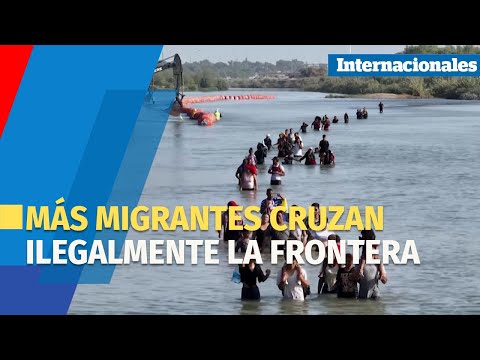Más familias migrantes cruzan ilegalmente frontera sur de EUA