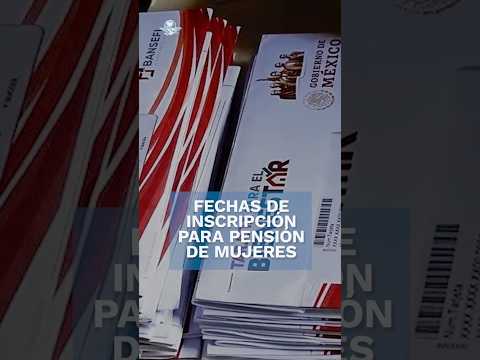 ¿Cuando comienza el registro para la pensión de mujeres de 60 a 64 años? #shorts