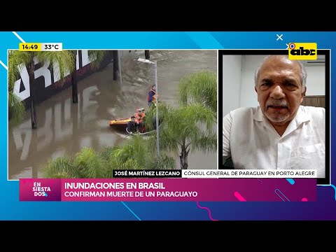 Confirman muerte de un paraguayo por inundaciones en Brasil