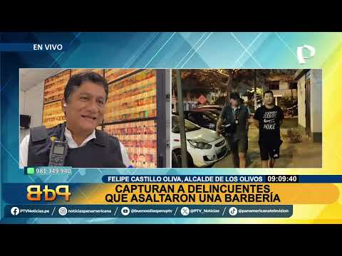 BDP EN VIVO Los Olivos. Captura de implicados en robo a barbería