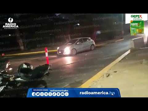 Accidente de tránsito en Bulevar Suyapa / Radio América