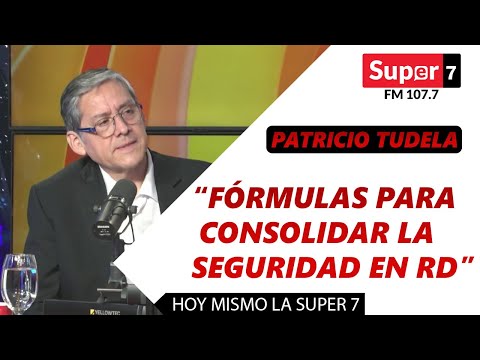 Fórmulas para consolidar la seguridad ciudadana en RD con Patricio Tudela